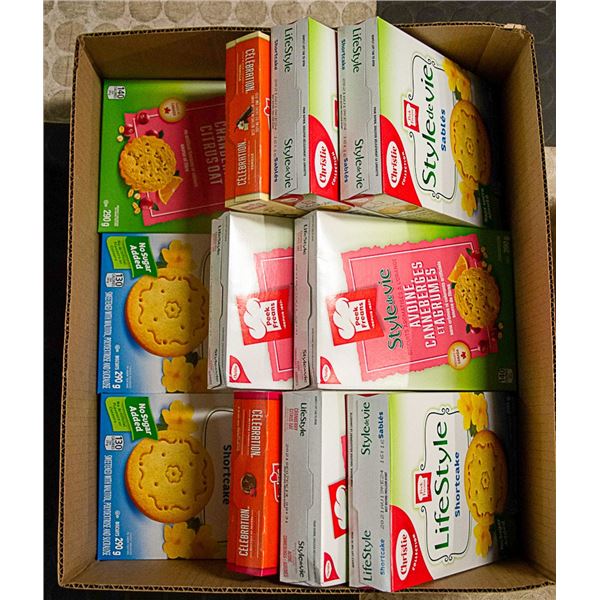 FLAT LOT OF VARIOUS COOKIES