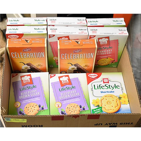 FLAT LOT OF VARIOUS COOKIES