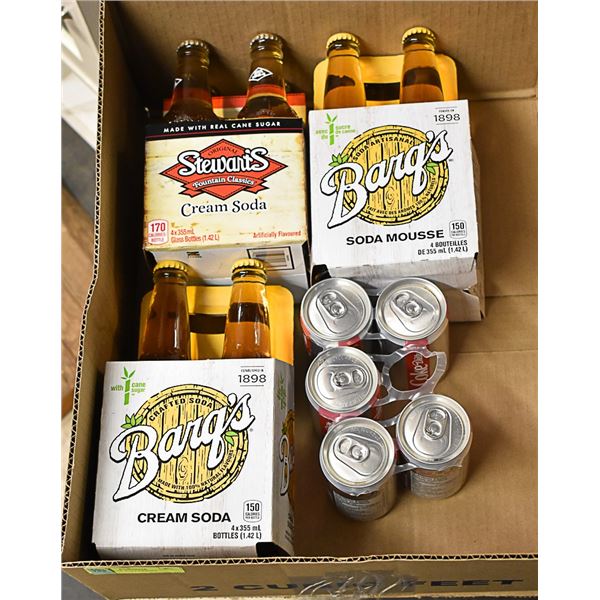 FLAT LOT OF SOFT DRINKS