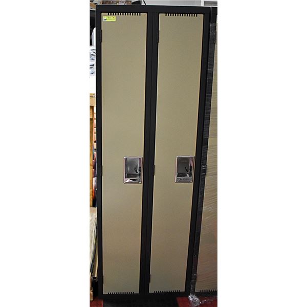 LOT OF TWO LOCKERS 72 X 24 X 18 INCHES