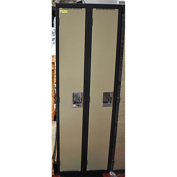 LOT OF TWO LOCKERS 72 X 24 X 18 INCHES