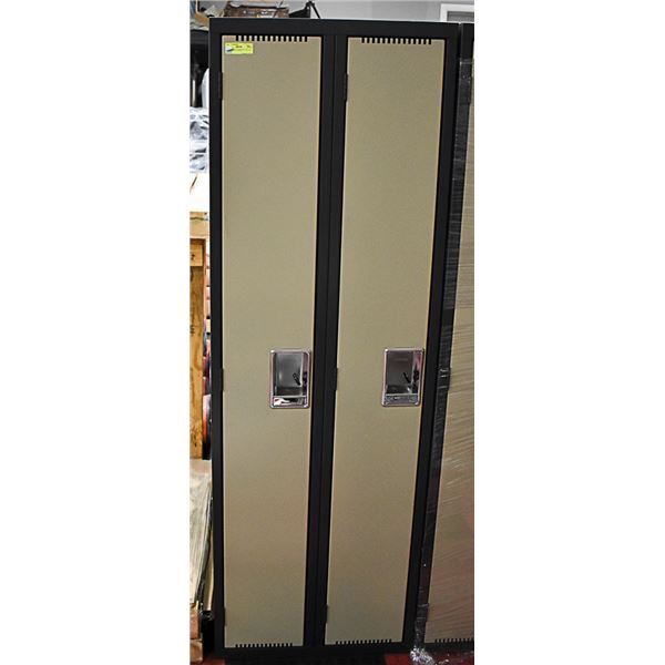 LOT OF TWO LOCKERS 72 X 24 X 18 INCHES