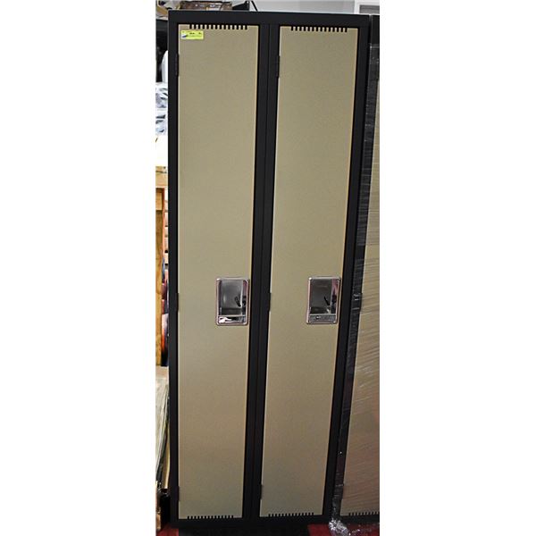 LOT OF TWO LOCKERS 72 X 24 X 18 INCHES