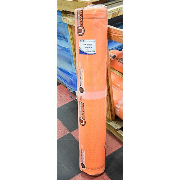 NEW ROLL OF ORANGE SAFETY FENCING