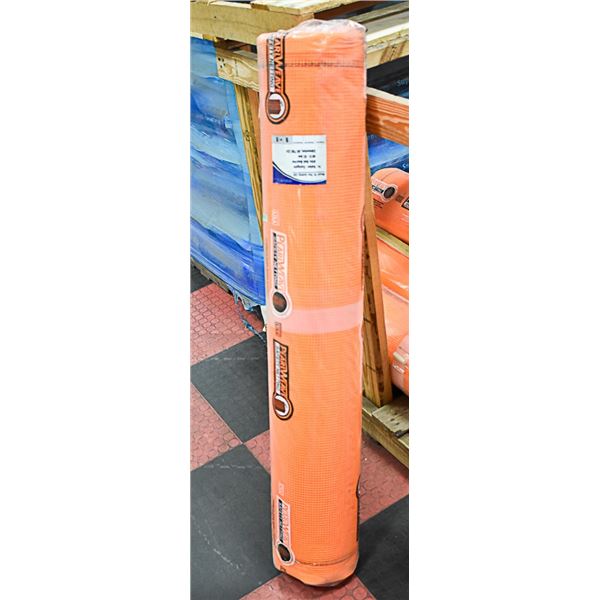 NEW ROLL OF ORANGE SAFETY FENCING