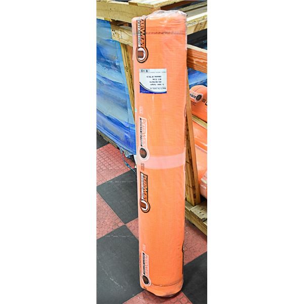 NEW ROLL OF ORANGE SAFETY FENCING