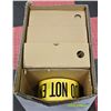 Image 1 : BOX LOT OF ~DO NOT ENTER~  BARRICADE TAPE