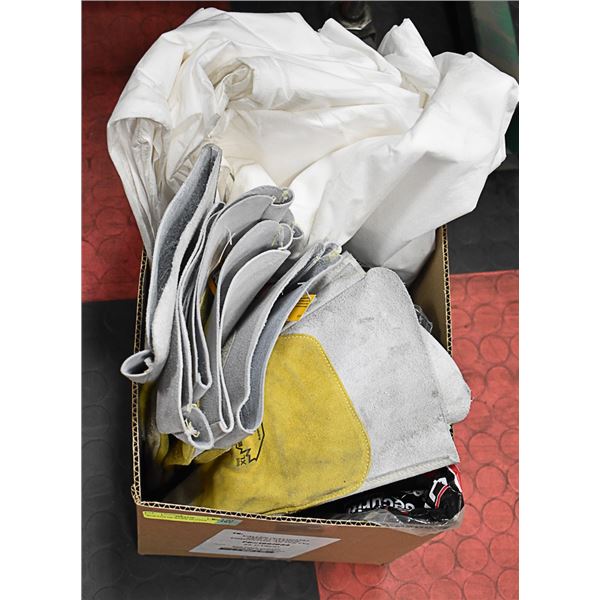 BOX LOT OF WORK GLOVES