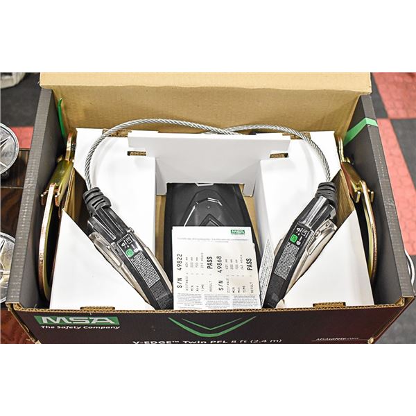 MSA V-EDGE TWIN PFL 8 FT FALL ARREST