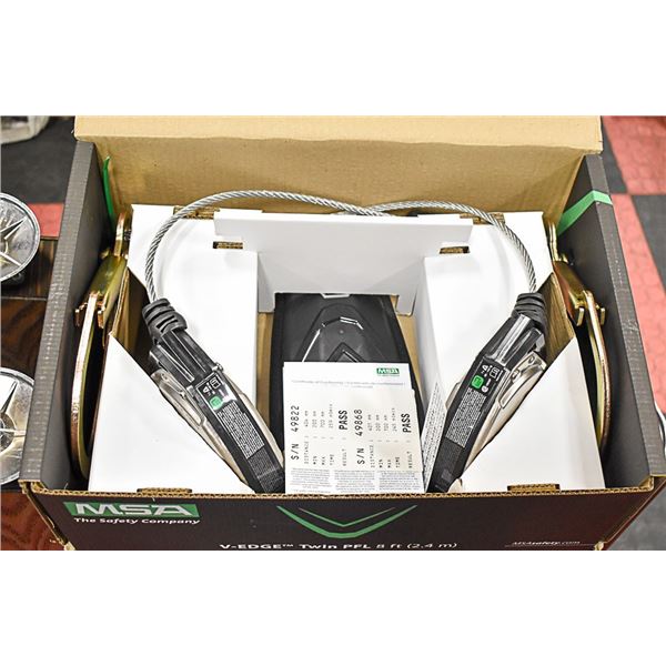 MSA V-EDGE TWIN PFL 8 FT FALL ARREST