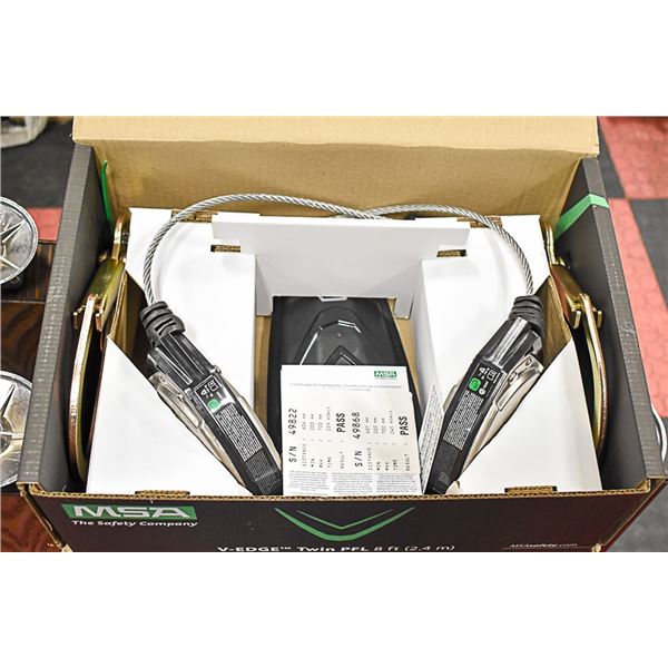 MSA V-EDGE TWIN PFL 8 FT FALL ARREST