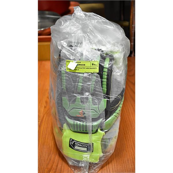 BUNDLE OF TENACTIV MECHANICS GLOVES SIZE 9