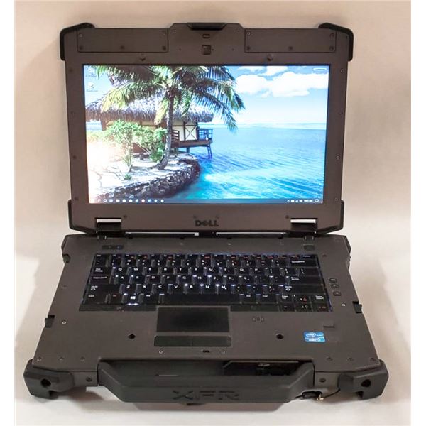 TOUCHSCREEN DELL RUGGED XFR iNTEL i7 LAPTOP/256GB SSD/WIN 10 PRO