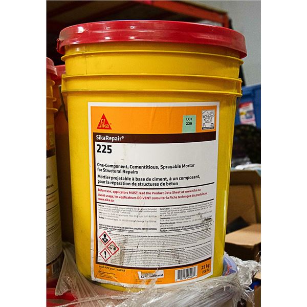 25KG PALE OF SIKAREPAIR 225 SPRAYABLE MORTAR