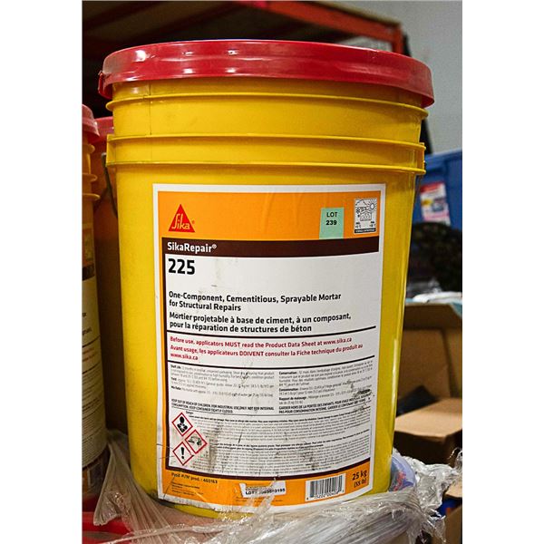 25KG PALE OF SIKAREPAIR 225 SPRAYABLE MORTAR