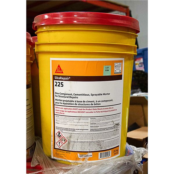 25KG PALE OF SIKAREPAIR 225 SPRAYABLE MORTAR