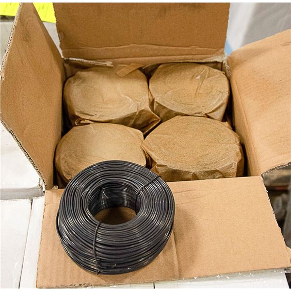 CASE LOT OF 16 ROLLS OF TIE WIRE