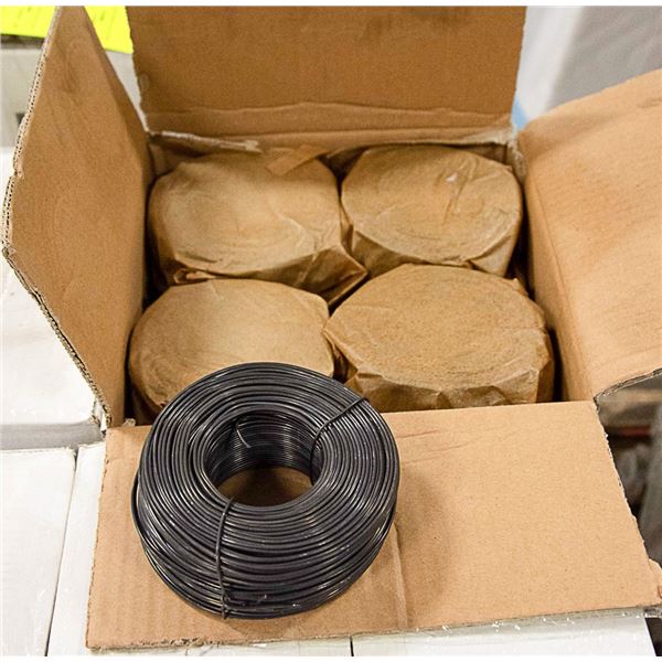 CASE LOT OF 16 ROLLS OF TIE WIRE