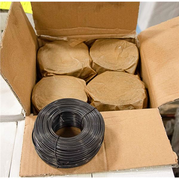 CASE LOT OF 16 ROLLS OF TIE WIRE