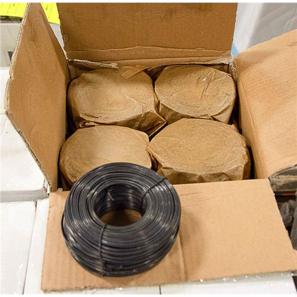 CASE LOT OF 16 ROLLS OF TIE WIRE