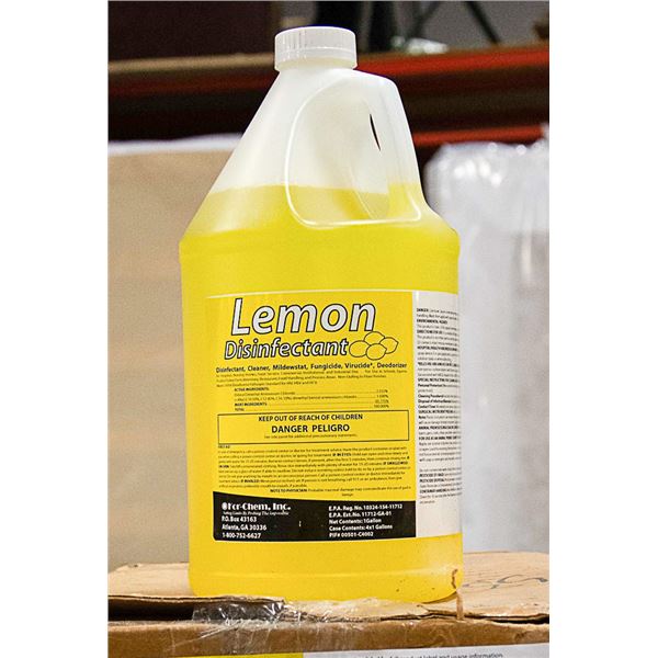 KOR-CHEM LEMON CLEANER/DISINFECTANT 3.78L PER