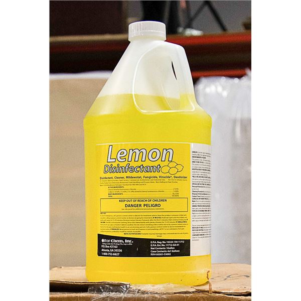 KOR-CHEM LEMON CLEANER/DISINFECTANT 3.78L PER