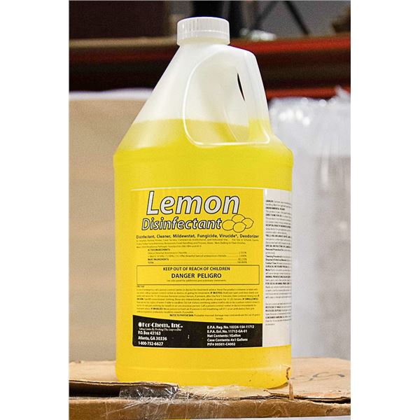 KOR-CHEM LEMON CLEANER/DISINFECTANT 3.78L PER
