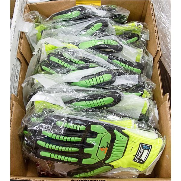 FLAT LOT OF TENACTIV MECHANIC GLOVES SIZE 9