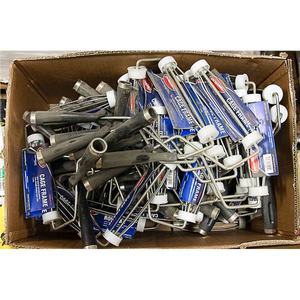 BOX LOT OF DYNAMIC CAGE FRAMES WITH HANDLES