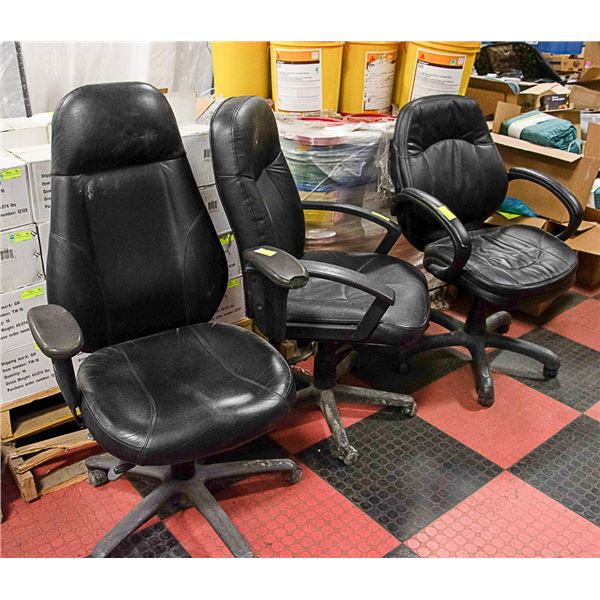 LOT OF 3 OFFICE CHAIRS