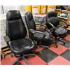 Image 1 : LOT OF 3 OFFICE CHAIRS