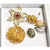 Image 1 : 1950'S MONET BROOCH, CORO BROOCH, AND MORE!
