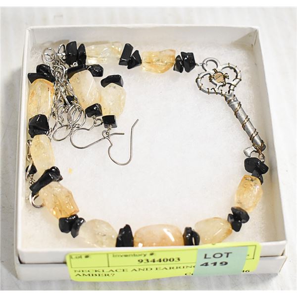 NECKLACE AND EARRINGS SET