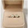 Image 1 : PAIR OF PEARL EARRINGS