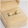 Image 2 : PAIR OF PEARL EARRINGS
