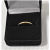 Image 1 : 14 KT GOLD BAND RING - SIZE 7.5