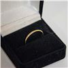 Image 2 : 14 KT GOLD BAND RING - SIZE 7.5