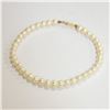 Image 2 : PEARL NECKLACE (18") AND BRACELET