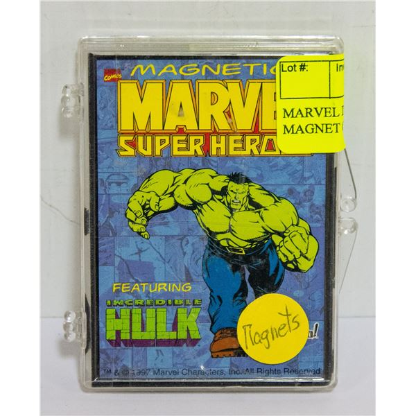 MARVEL INCREDIBLE HULK MAGNET CARDS 1997