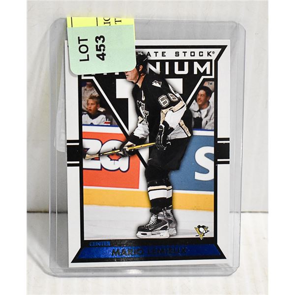 MARIO LEMIEUX #79 OF 450 MADE 2003 TITANIUM