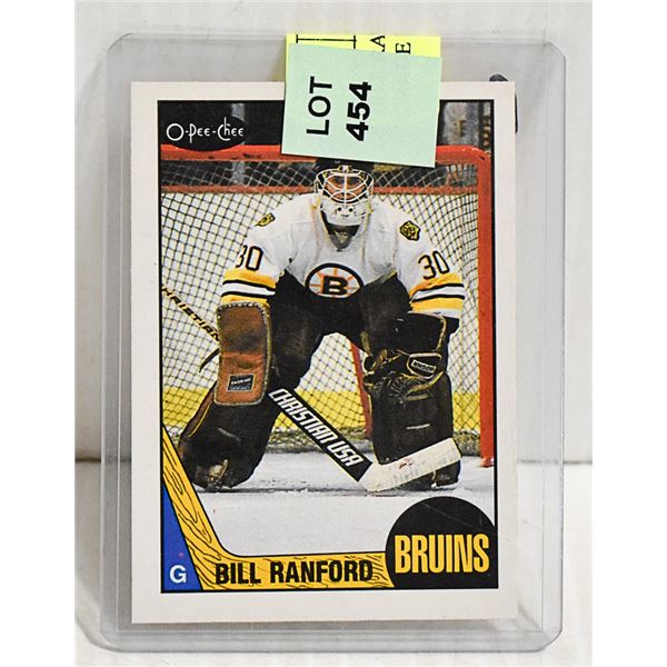 BILL RANFORD ROOKIE CARD 1987