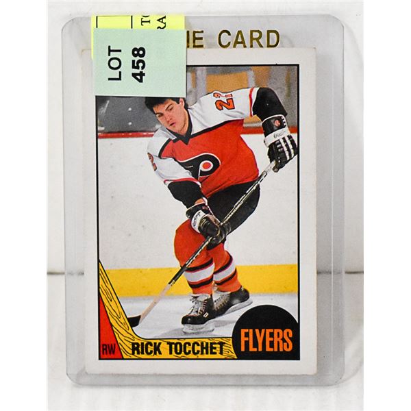 RICK TOCCHET ROOKIE CARD 1987