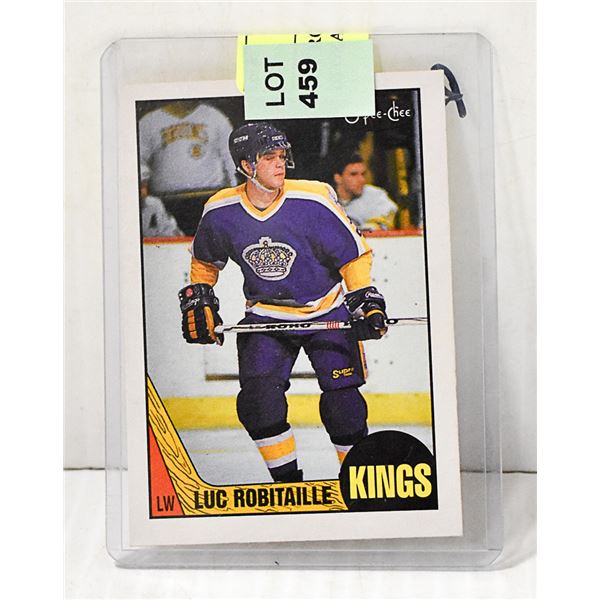 LUC ROBITILLE ROOKIE CARD 1987