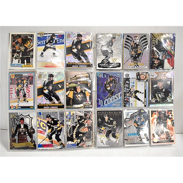 66 X MARIO LEMIEUX CARDS INSERTS