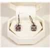Image 1 : NEW AMETHYST AND STERLING SILVER EARRINGS