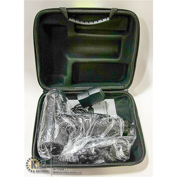 NEW PERCUSSION MASSAGE GUN W/ ATTACHEMENTS