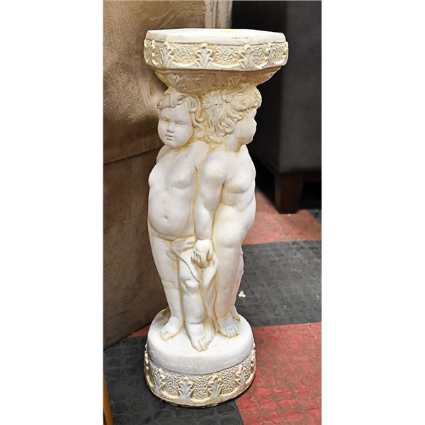 CHERUB MARBLE STYLE PLANT STAND