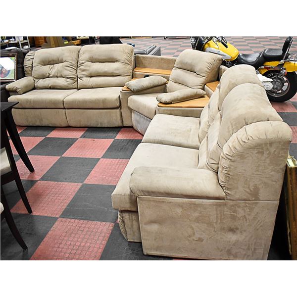 SECTIONAL MASSAGE CHAIR, PULL OUT BED