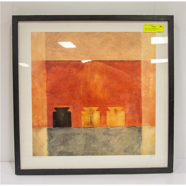 PRINT TITLED MINERALS BY RONATEARUE 21" X 21"