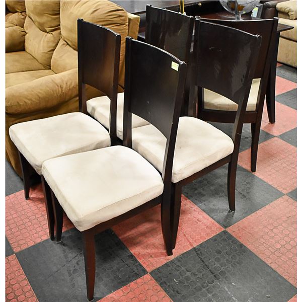 BROWN MATCHING CHAIR SET